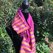 Винтаж handmade. Livemaster - original item Double-sided scarf 