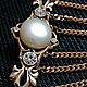 Винтаж: Брошь с подвесками. 13. Броши винтажные. madame_bijoux_france (Natalia6411). Ярмарка Мастеров.  Фото №5