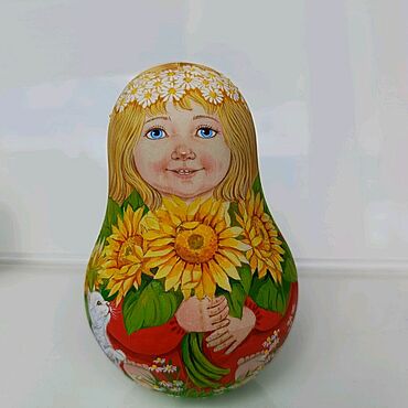 Русский стиль ручной работы. Ярмарка Мастеров - ручная работа Неваляшка. Handmade.