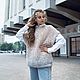 Жилет деграде вязаный в стиле Кучинелли. Жилеты. Knitting by Natali. Ярмарка Мастеров.  Фото №5