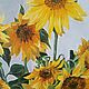 Большая картина маслом Яркие Подсолнухи. Картины. ТАТИ КАРТИНЫ. Ярмарка Мастеров.  Фото №5