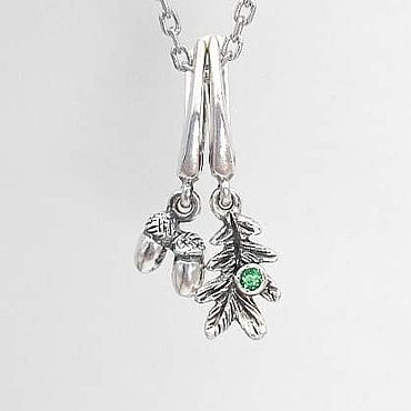 Украшения ручной работы. Ярмарка Мастеров - ручная работа Серьги Дубок. Handmade.