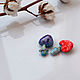 Set of brooches: Toadstool brooches made of polymer clay. Brooch set. AnnaMalnaya. My Livemaster. Фото №4