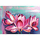 Lotus Painting Lotus Flower Paintings Oil Painting, Pictures, Azov,  Фото №1