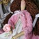 Кукла тильда в розовом пальто. Текстильные куклы ручной работы. Куклы Тильда. Уютный уголок (Алла). Ярмарка Мастеров.  Фото №8