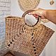 Плетеная сумка. Пляжная сумка. Kate__basket. Интернет-магазин Ярмарка Мастеров.  Фото №2