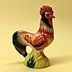 Rooster porcelain figurine. Figurines. Veselyj farfor. My Livemaster. Фото №4