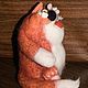Кот и Мышь (сухое валяние). Войлочная игрушка. Илона Лукина (ilonasan). Ярмарка Мастеров.  Фото №5