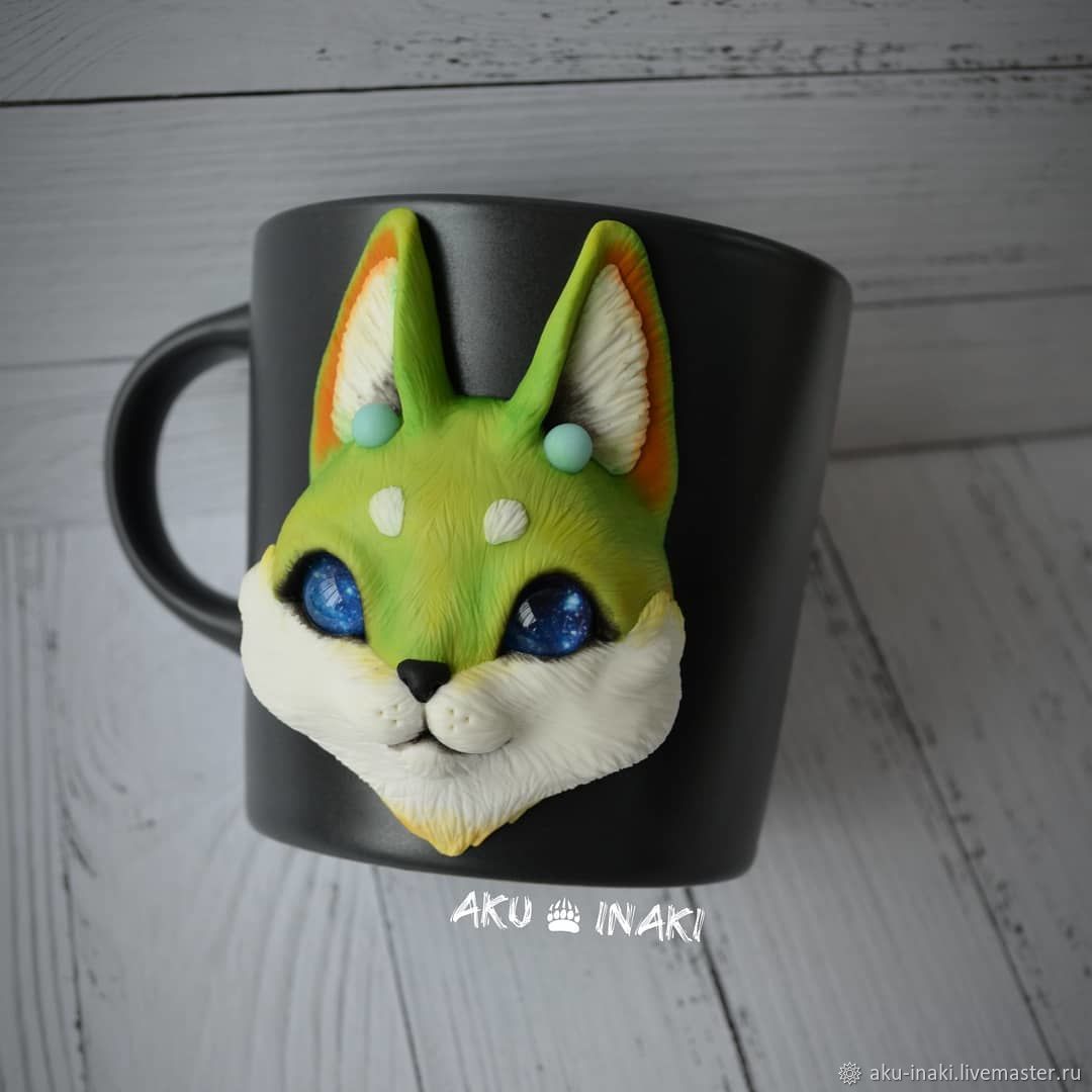 Fox Mug Space Fox, Mugs and cups, Tula,  Фото №1