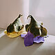 Шапка банная "Колокольчик" фиолетовый. Текстиль для бани. Nataly Kara - одежда из тонкого войлока. Ярмарка Мастеров.  Фото №4