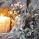 Новогодняя композиция с Ангелами Рождественский блеск. Новогодние композиции. A Z O V • G A R D E N. Интернет-магазин Ярмарка Мастеров.  Фото №2