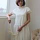 Платье "Белый день". Платья. EcoFashion. Ярмарка Мастеров.  Фото №4