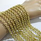 Chain 7h6h1.5 mm color. gold (303-15). floor.meters. Chains. beadsbeautiful2. My Livemaster. Фото №4