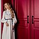 Летнее платье в пол. Платья. Дизайнерские платья Valensia Atelier. Интернет-магазин Ярмарка Мастеров.  Фото №2