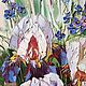 Заказать Ирисы, холст, 30х60. ЯркийКрасочныйМир   Natalya Sokolova. Ярмарка Мастеров. . Картины Фото №3