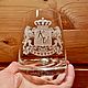 Стакан для виски с объёмной гравировкой. Бокалы. GLASS-DECO. Ярмарка Мастеров.  Фото №4