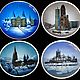 Rare Christmas plates, hand painted, Rosenthal,Germany, Vintage interior, Moscow,  Фото №1