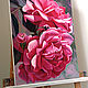 Painting 'Purple roses' oil on canvas 40h50 cm. Pictures. vestnikova. My Livemaster. Фото №5