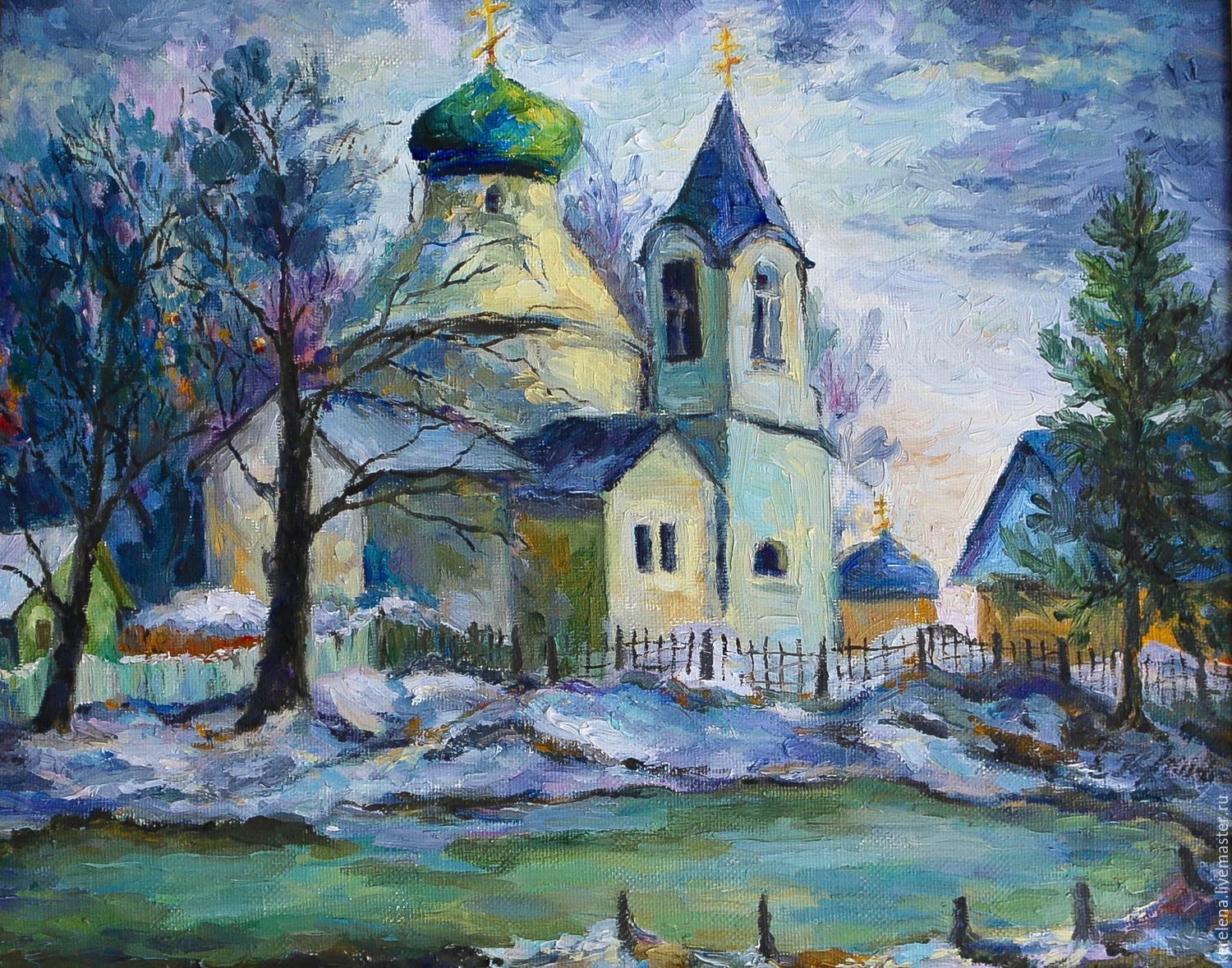 Православные храмы в живописи