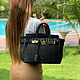 Python leather bag in black, Classic Bag, Moscow,  Фото №1