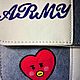 Сумка кросс-боди для ARMY.  (BTS). Сумка через плечо. BARBI MODA. Интернет-магазин Ярмарка Мастеров.  Фото №2