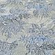 Жаккард с голубыми пионами Италия, Ткани, Новосибирск,  Фото №1