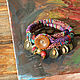 Jewelry sets: Boho tapestry cord 'Gipsy Cat'. Jewelry Sets. Moon Rainbow (khelena). My Livemaster. Фото №4