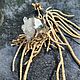 Перстень с друзой апофиллита. Кольца. Karma-jewelry. Ярмарка Мастеров.  Фото №4