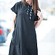 Black dress 'Walk around Peter' - DR0218W2, Dresses, Sofia,  Фото №1