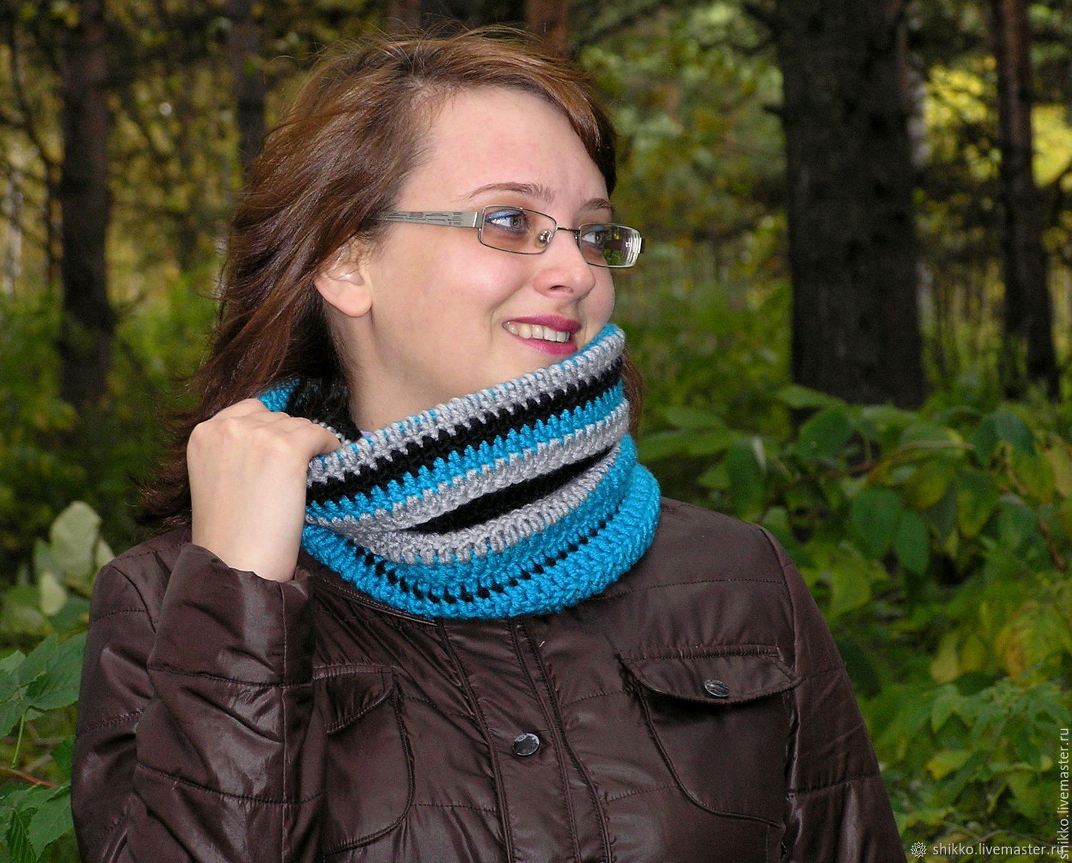 Как носить шарф воротник