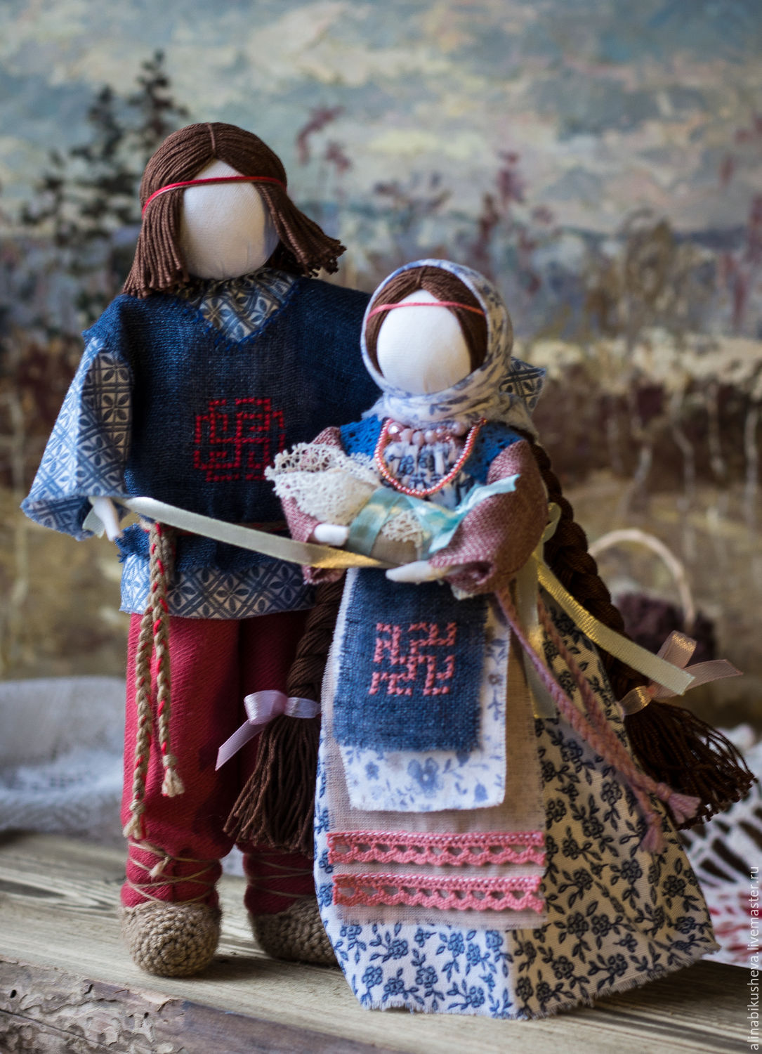 Народная кукла оберег для семьи Московка Плодородие Семья