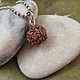 Подвеска из рудракши. Подвеска. Vadjra-jewelry. Интернет-магазин Ярмарка Мастеров.  Фото №2
