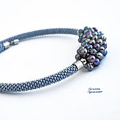 Украшения handmade. Livemaster - original item Pearl necklace made of natural river pearls and beads grey. Handmade.
