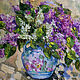 'Lilacs in a vase'. Pictures. Natalia Novozhilova. Online shopping on My Livemaster.  Фото №2