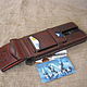 A smartphone case on a belt with a small wallet and two cards. Case. Joshkin Kot. My Livemaster. Фото №5