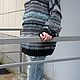 Jerseys: Knitted oversize sweater for women. Sweaters. Карелия вяжет... LarLen (Елена Лар) ( На заказ не вяжу!!! ). My Livemaster. Фото №4