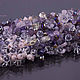 Заказать Фиолетовый браслет из натуральных камней Perple Avalanche. Your_Jeweler(Юлия) Москва. Ярмарка Мастеров. . Браслет из бусин Фото №3