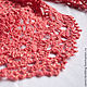 Вязаная шаль "Мерцание" кораллового цвета. Шали. СаннИ (sanni-knitting). Интернет-магазин Ярмарка Мастеров.  Фото №2