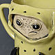 Керамическая Кружка БАНАНЧИК. Кружки и чашки. Ammonit_art_ceramics. Интернет-магазин Ярмарка Мастеров.  Фото №2
