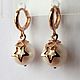 Earrings 'Thetis' - pearls, gold 585. Earrings. masterskai. Online shopping on My Livemaster.  Фото №2