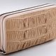 Клатч из кожи крокодила на двух молниях IMA0002L22. Клатчи. CrocShop товары из экзотической кожи. Ярмарка Мастеров.  Фото №11