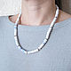 Order Opal necklace, opal beads, opal beads, blue opal necklace. Irina Moro. Livemaster. . Necklace Фото №3