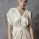 Evening dress long white satin designer exclusive. Dresses. Voielle. Online shopping on My Livemaster.  Фото №2