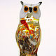 Decorative figurine made of colored glass Owl Sigmund. Figurines. In Glass. Online shopping on My Livemaster.  Фото №2