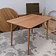 Стол из массива бука на конических ножках. Столы. WFN Furniture - Столы на заказ. Интернет-магазин Ярмарка Мастеров.  Фото №2