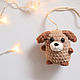 A dog is a gift for a boy, a puppy for a brother's birthday, a puppy kid. Fun. crochetsofttoys. Online shopping on My Livemaster.  Фото №2