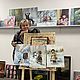 Картина маслом Девочка с собачкой 30х40 см серия «Ретро дети». Картины. Anna-volodina. Ярмарка Мастеров.  Фото №4