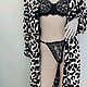 Леопардовый халат. Тëплый. Халаты. Natali Lingerie / Нижнее бельё ручной работы!. Ярмарка Мастеров.  Фото №4