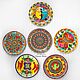 Set of decorative plates 'garden of Mexico' hand painted, Plates, Krasnodar,  Фото №1