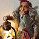 Баба Яга Ночной Дозор. Интерьерная кукла. Алла Солончук (allasolo). Ярмарка Мастеров.  Фото №5